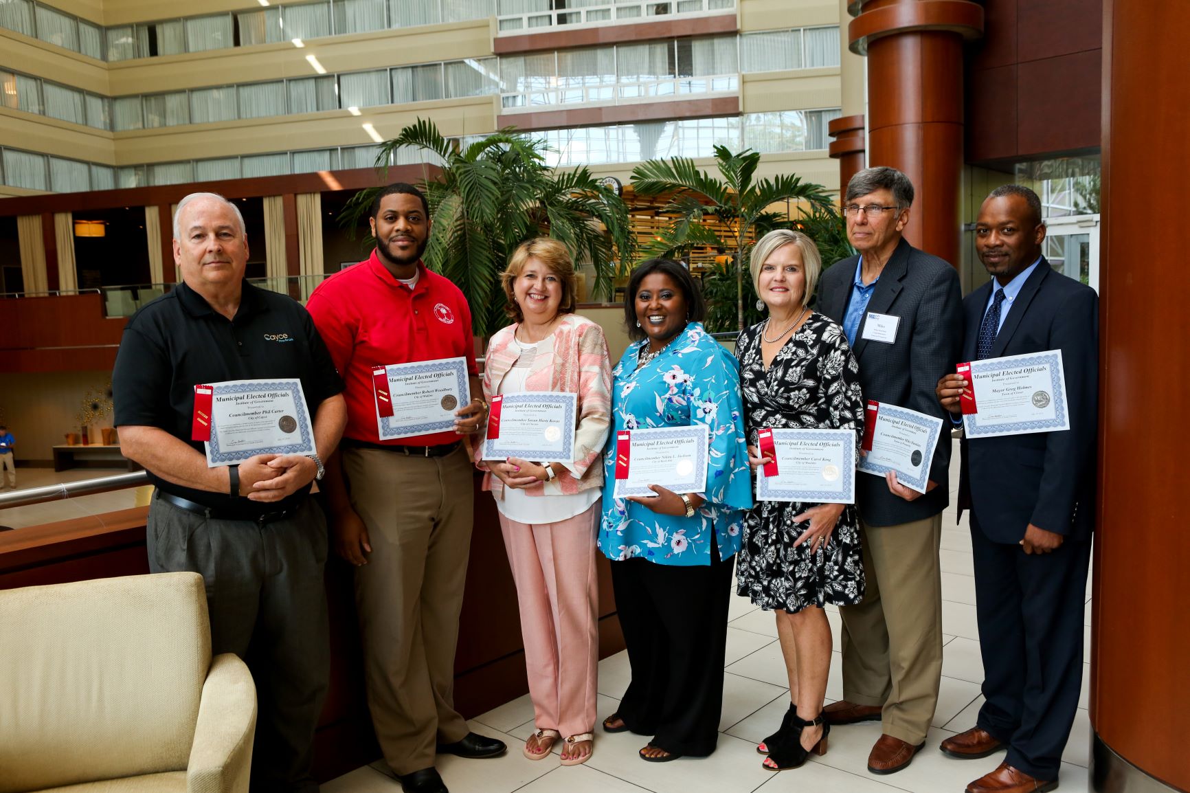 Summer 2019 graduates of the Municipal Elected Officials Institute of Government