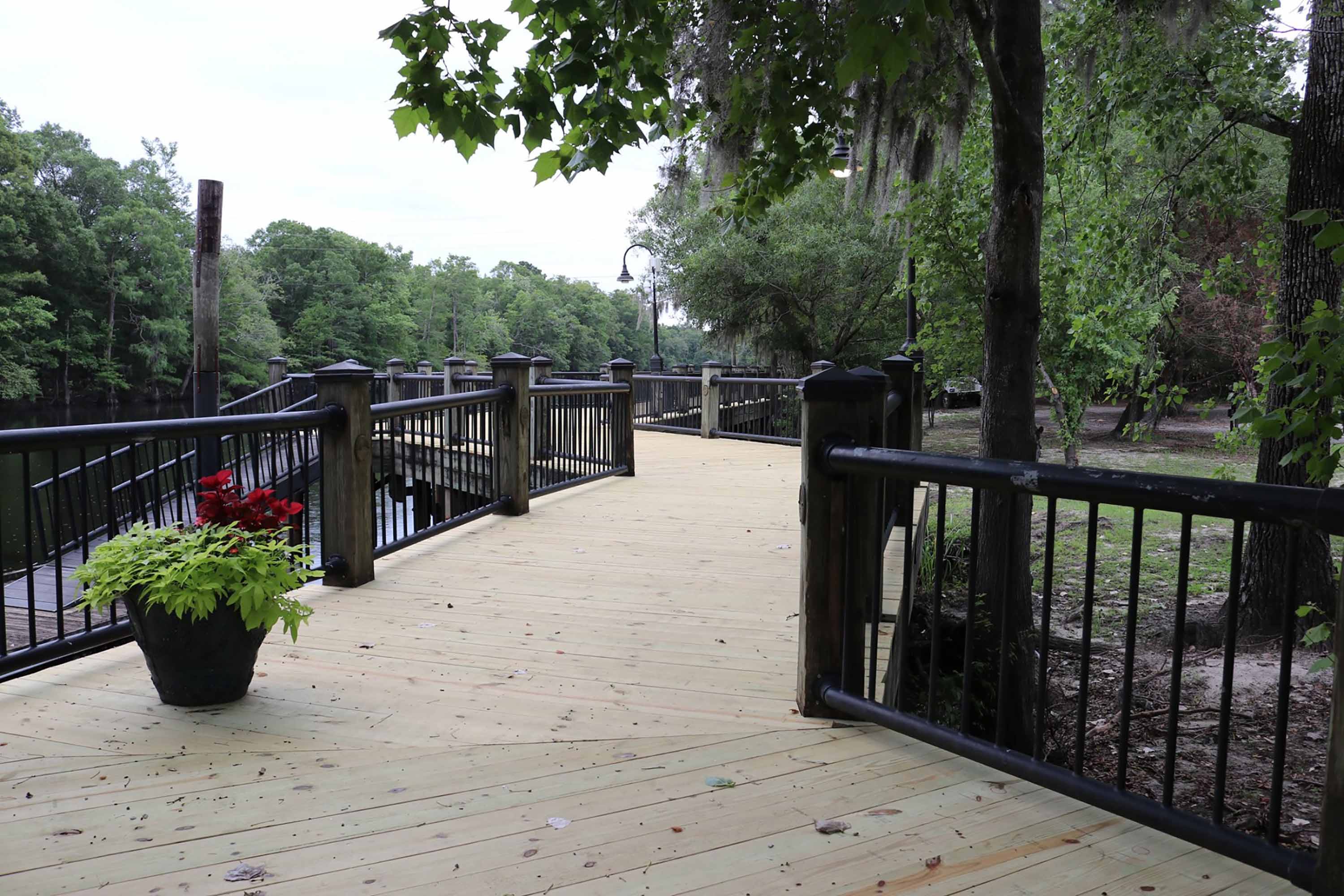 After Hurricane Florence, the Conway Riverwalk had its decking replaced.