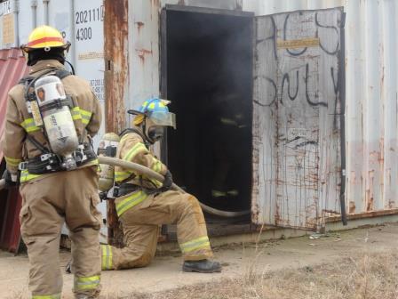 City of Clinton and Clinton High School firefighting training
