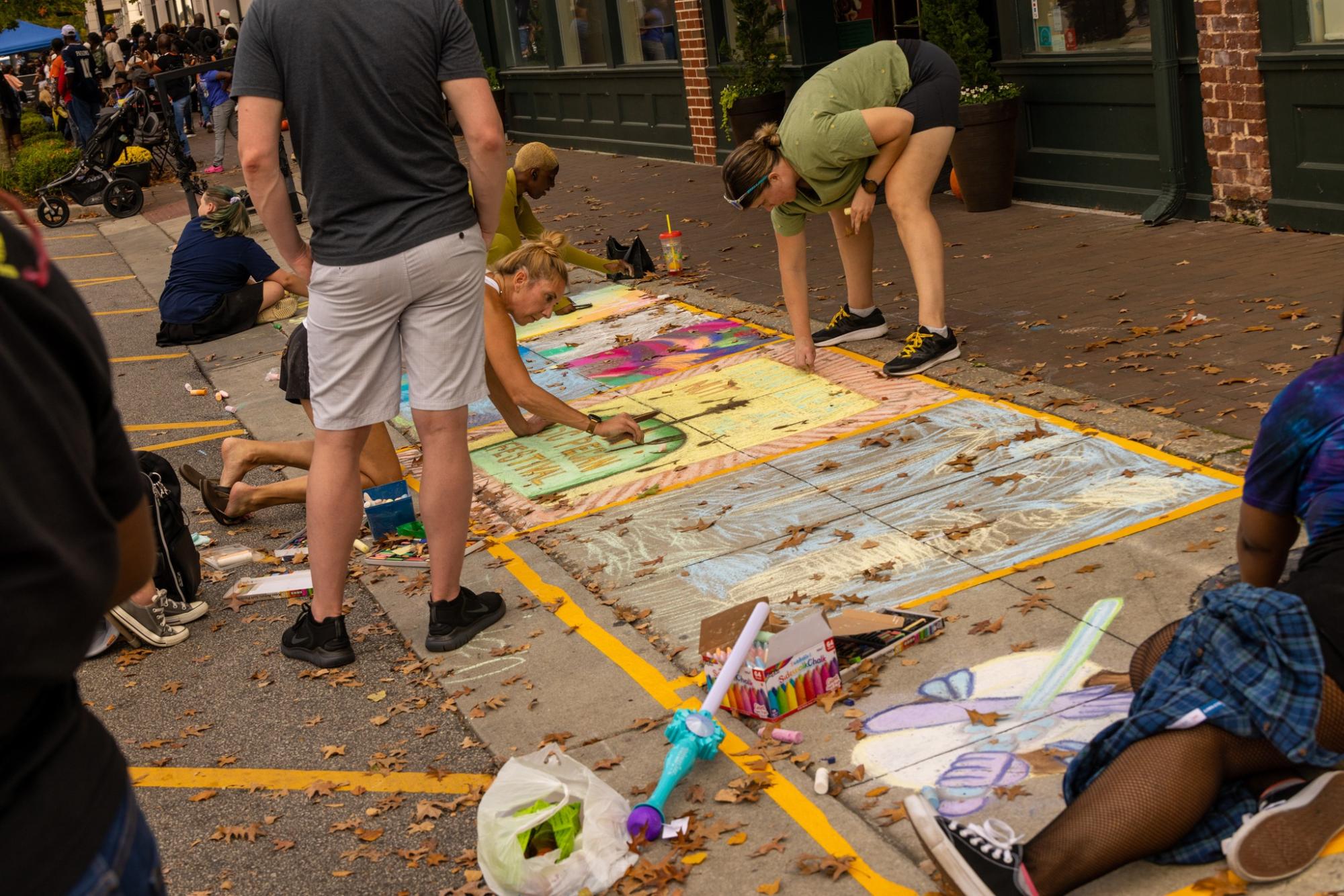 Downtown Florence Chalk Art Contest 