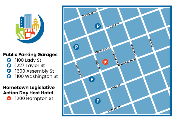 Parking options map