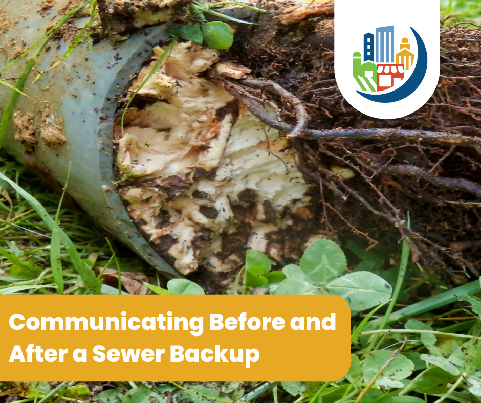 communicating before and after a sewer backup