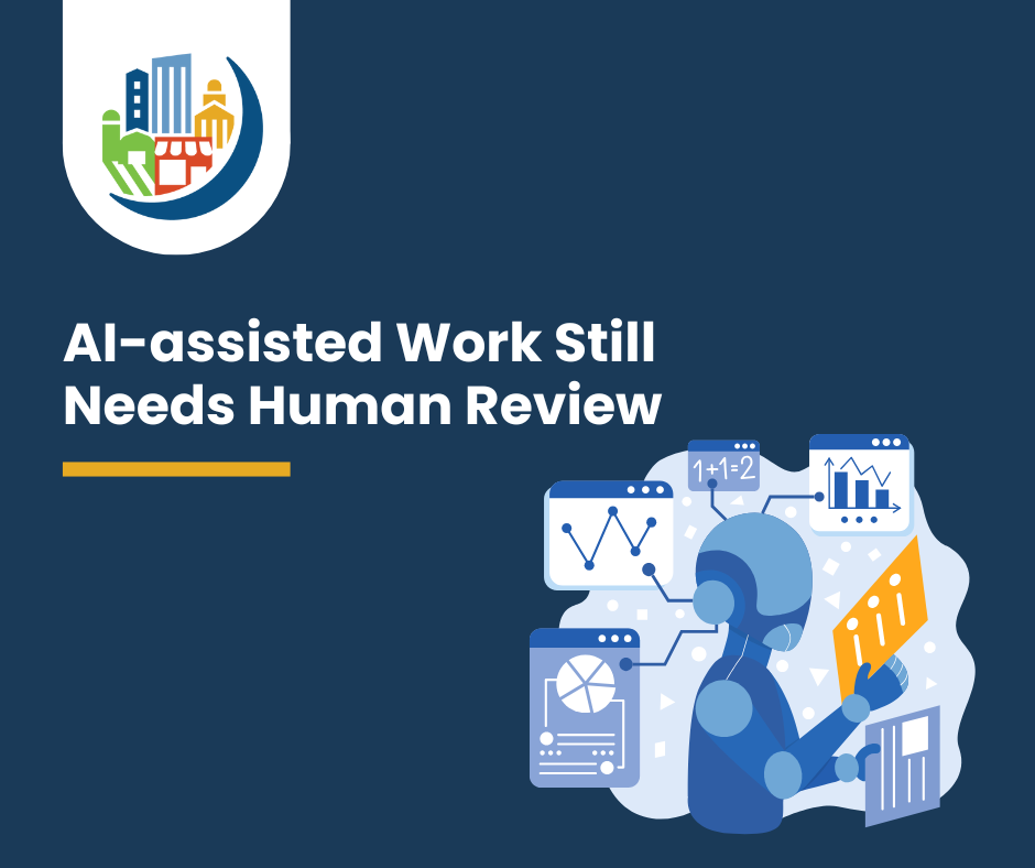 AI-assisted work still needs human review