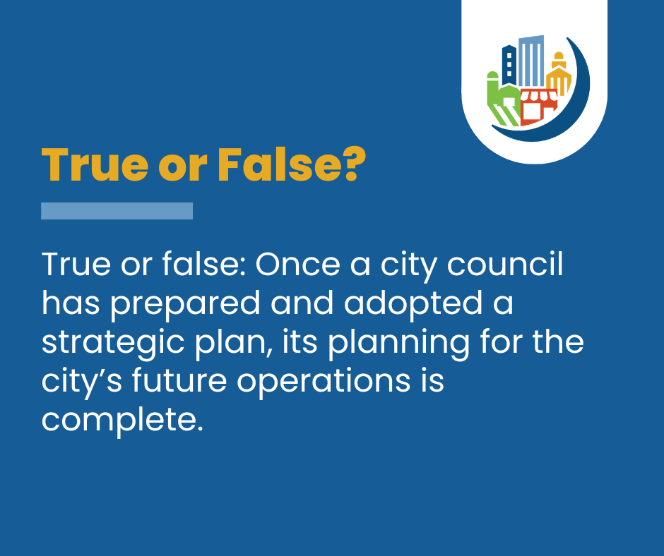 Municipal Elected Officials Institute of Government Quiz