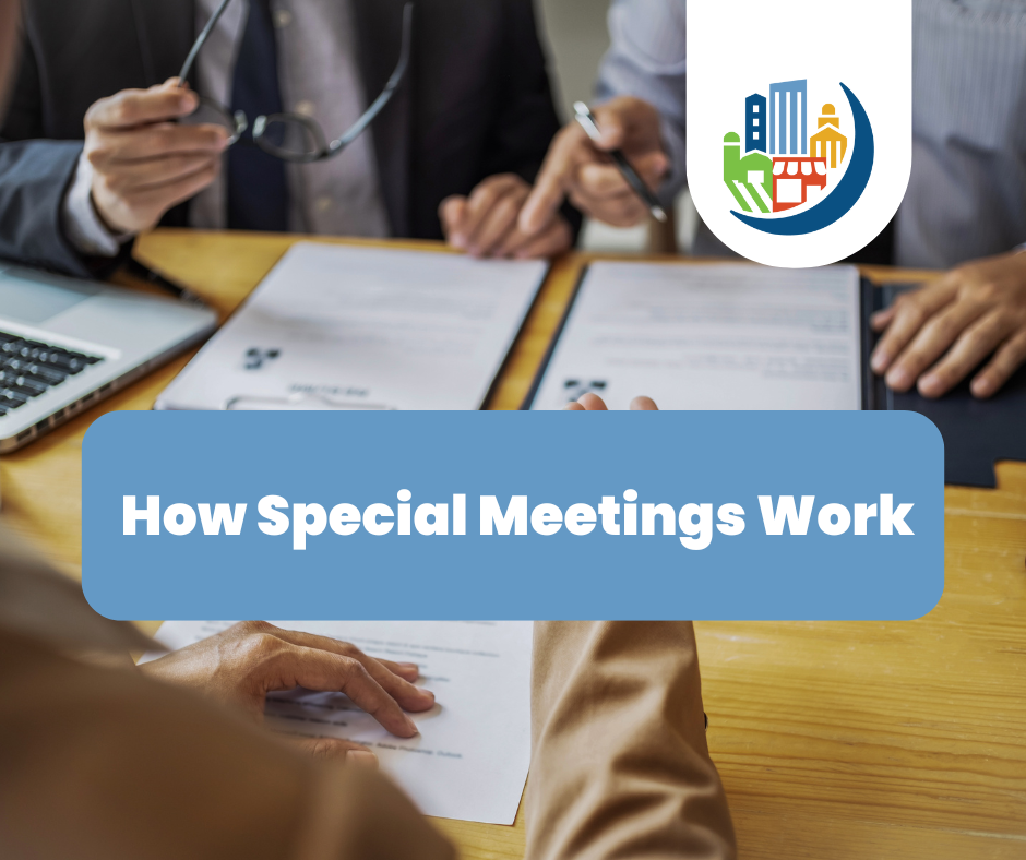 How Special Meetings Work