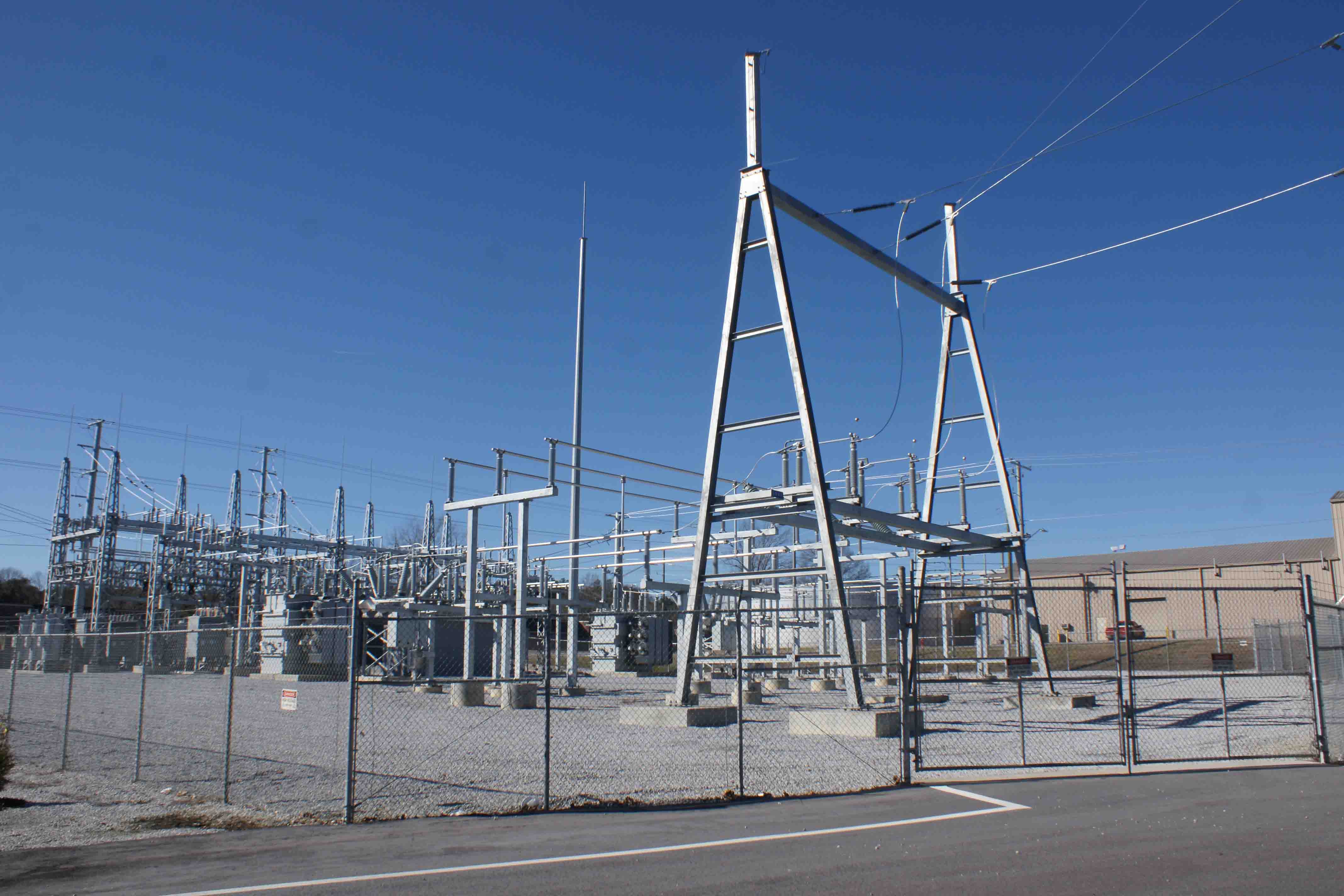 City of Newberry's new electrical substation
