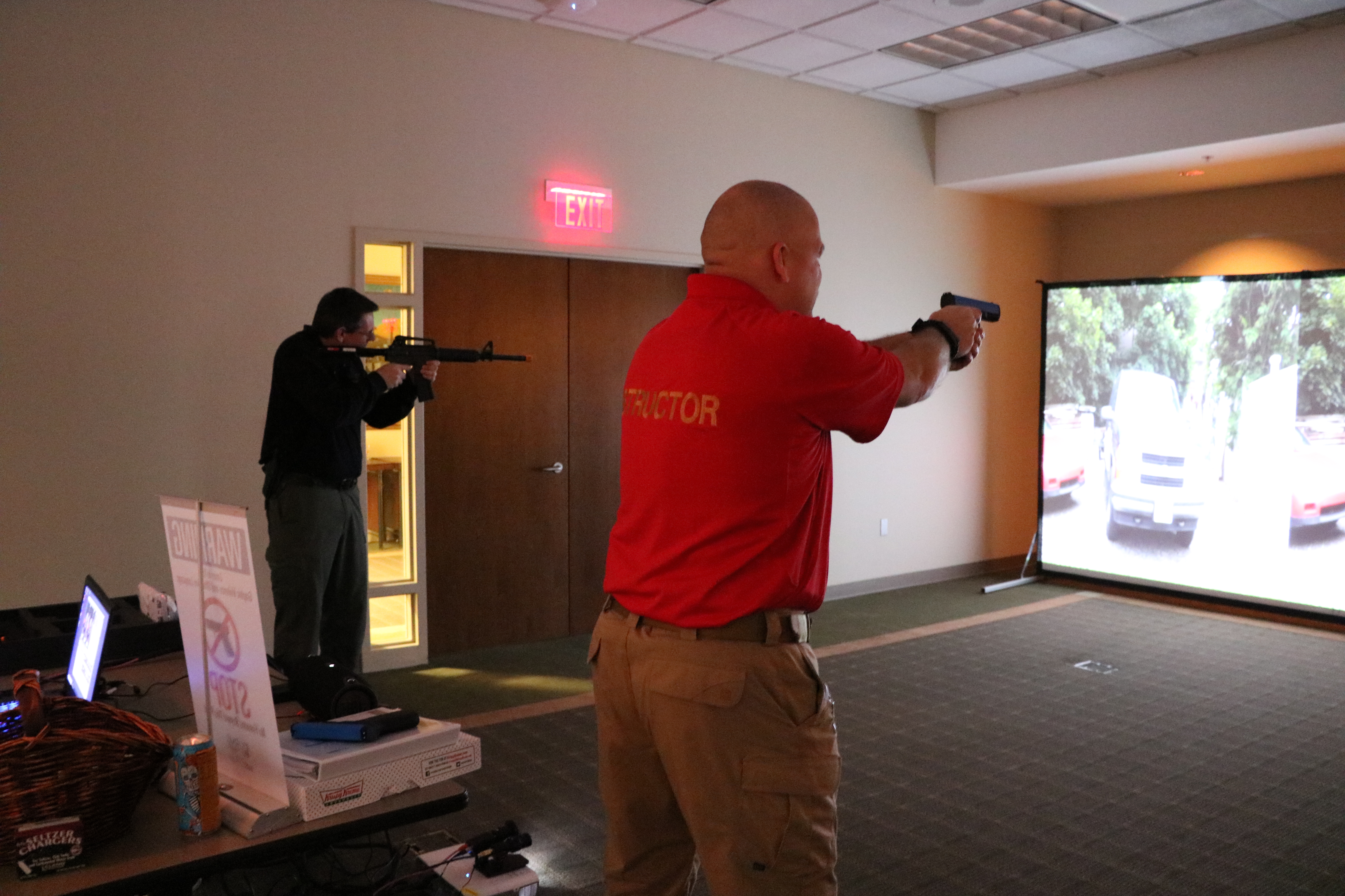 Officers participating in a train-the-trainer session at the Municipal Association of SC