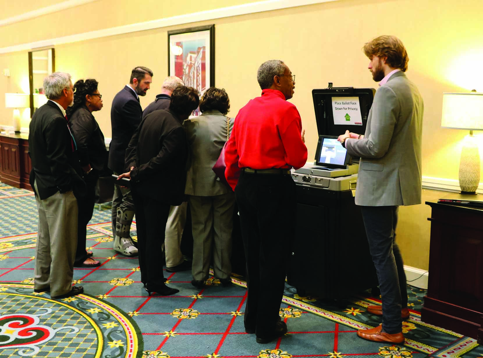 The SC State Election Commission exhibited the state’s new voting system during Hometown Legislative Action Day