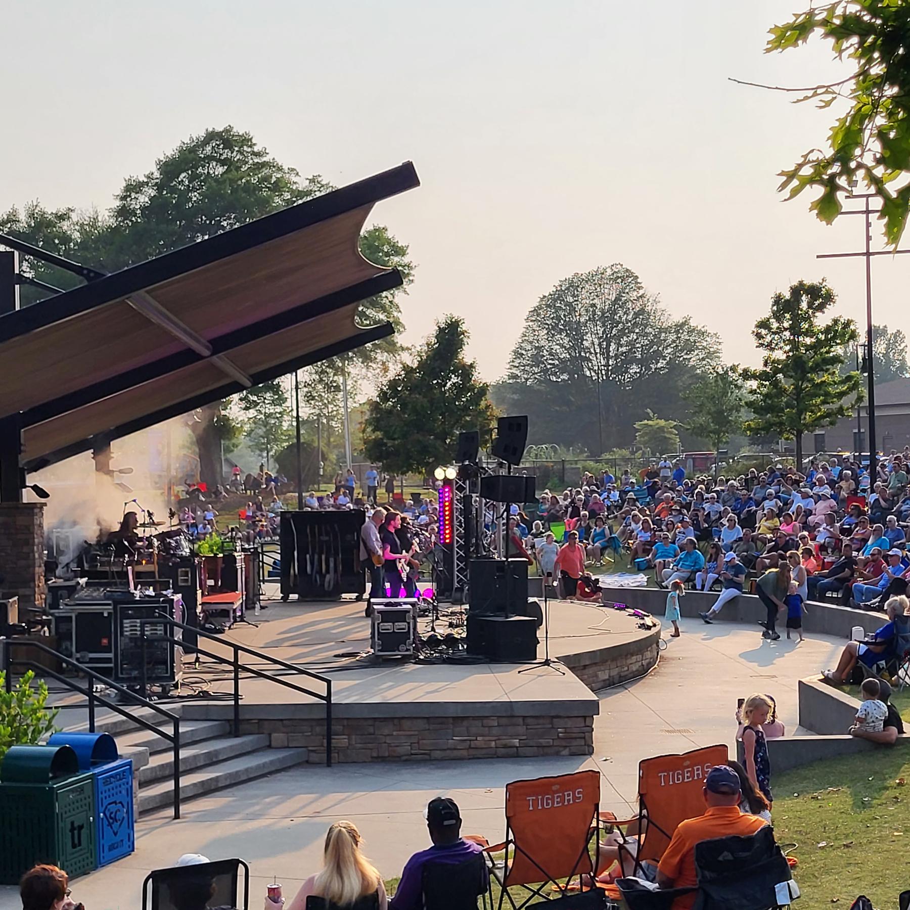 Travelers Rest’s Trailblazer Park is home to free concerts on Saturday evenings in May, June and September. Photo: City of Travelers Rest.